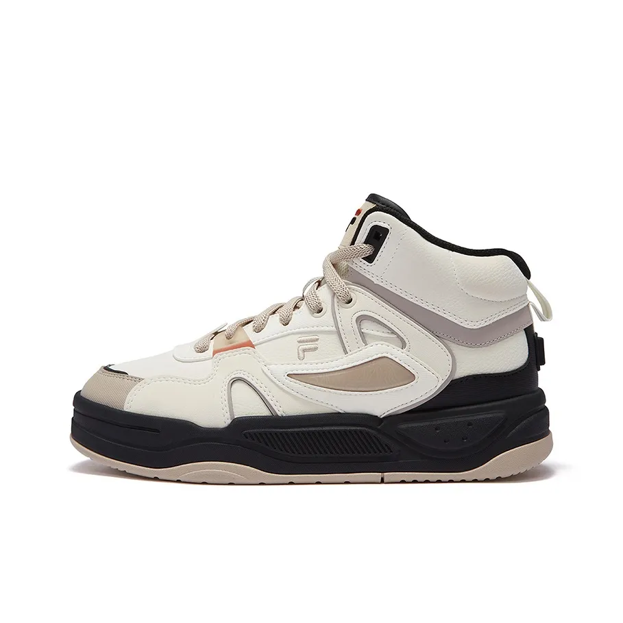 FILA FUSION BANK II Высокие Кроссовки для скейтбординга Женские Белые Коричневые
