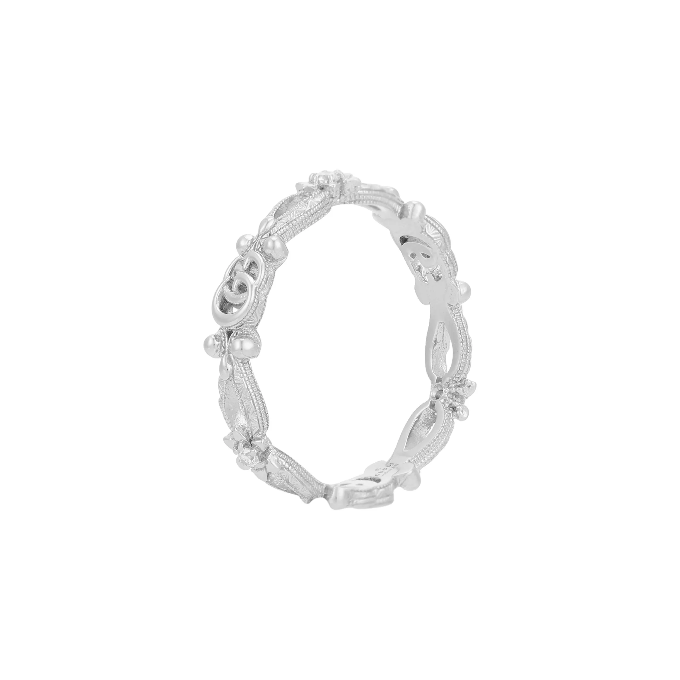 GUCCI Flora Rings Women's Silver