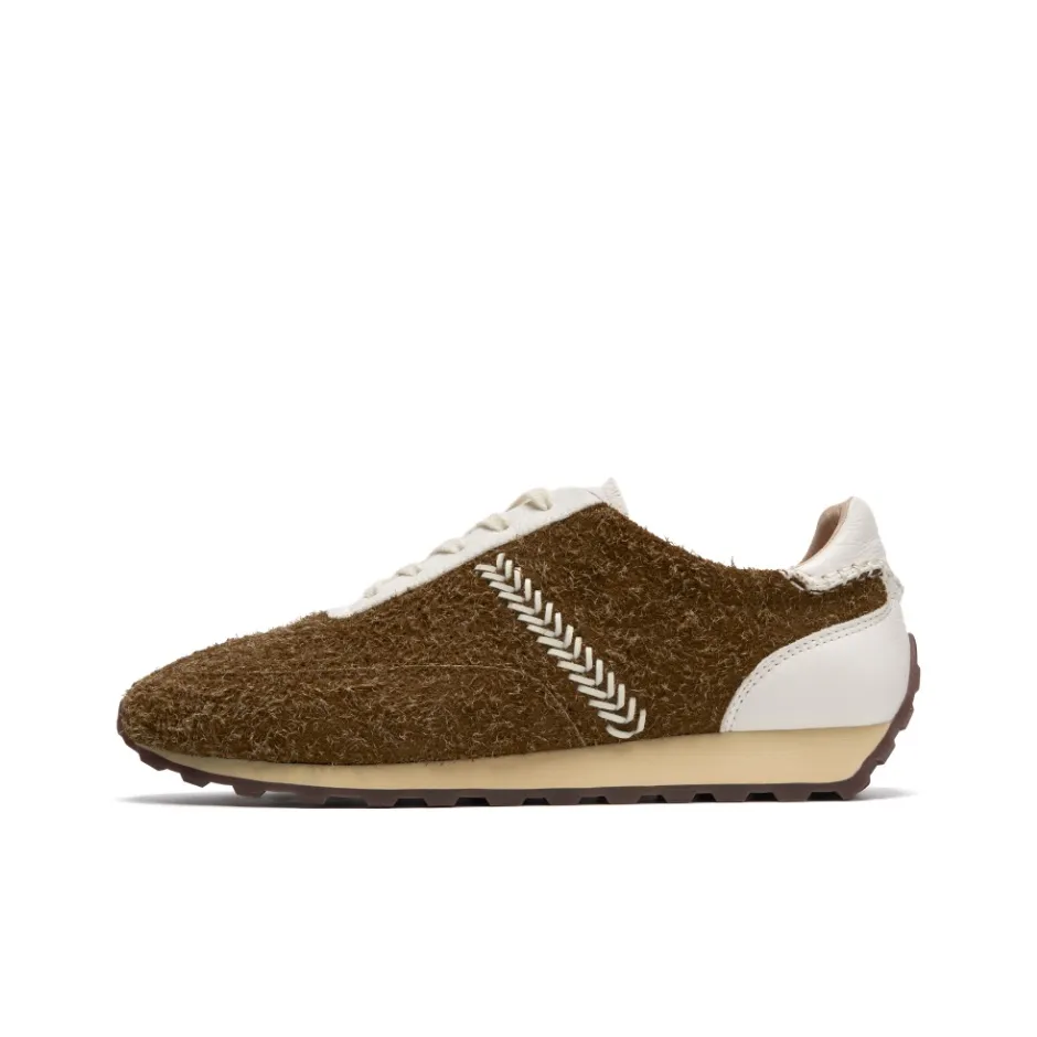 FOOT INDUSTRY Slip-resistant Abrasion-resistant Low-top Беговые кроссовки Унисекс Коричневый