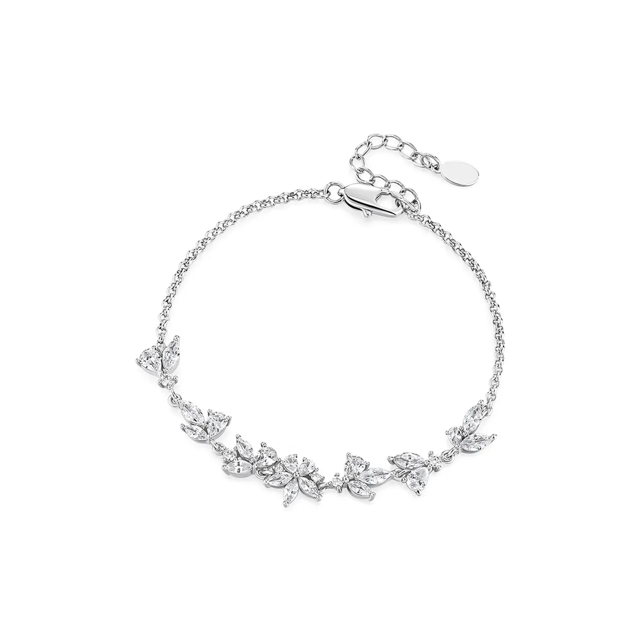 KADER 925 Sterling Silver Bracelets Women's Silver, Girlfriend Birthday Anniversary Gift, Product