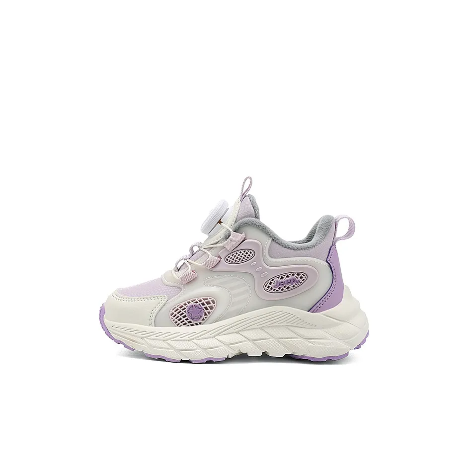 Jeep Cushioning Warm Kids' Running Shoes Pink Purple Kids'