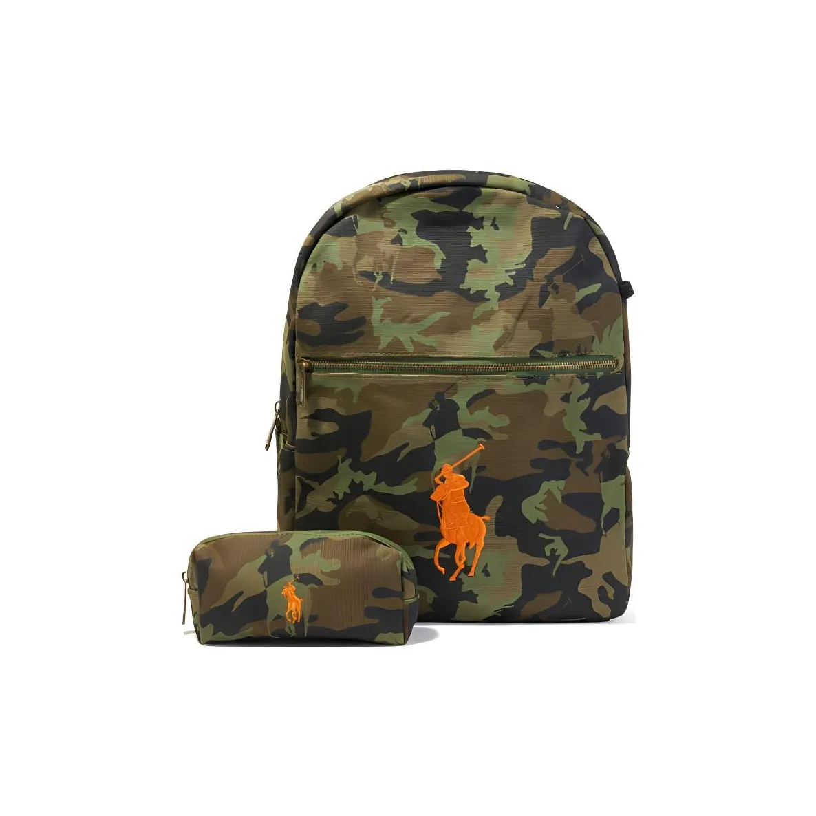 Ralph Lauren Kids Polo Pony-embroidered Camouflage Backpack