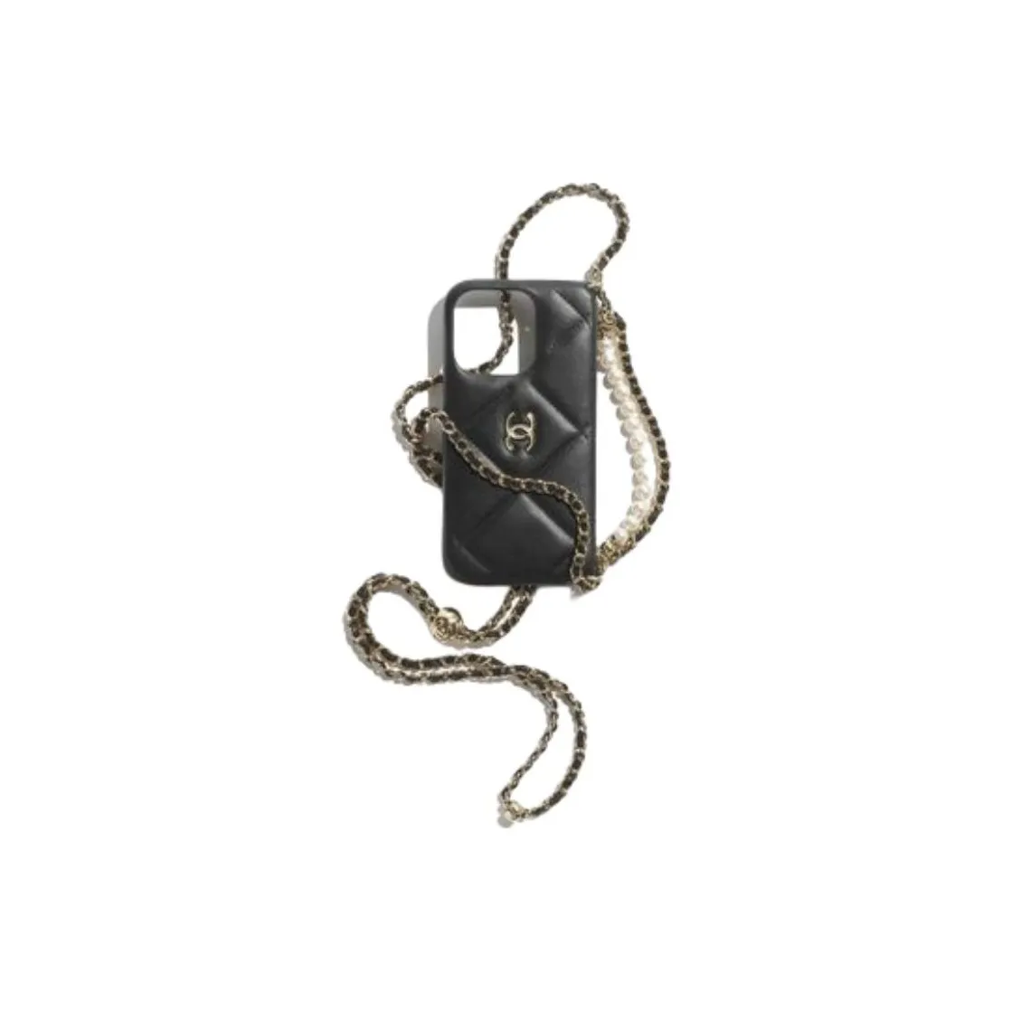 CHANEL Sheepskin Bag Accessory Women's Black