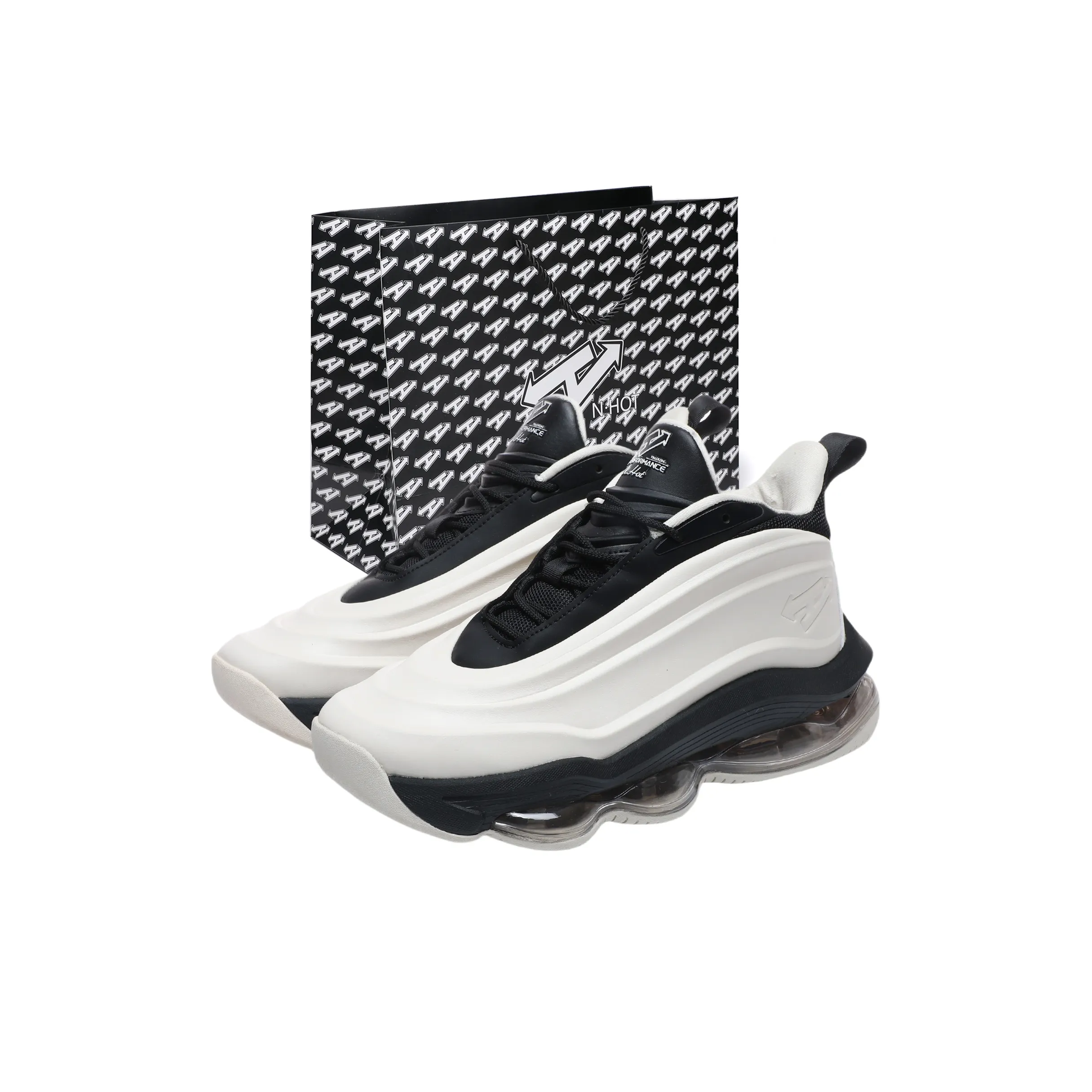 N·HOT Cushioned Slip Resistant Height Increasing Mid Top EVA Casual Running Shoes Unisex