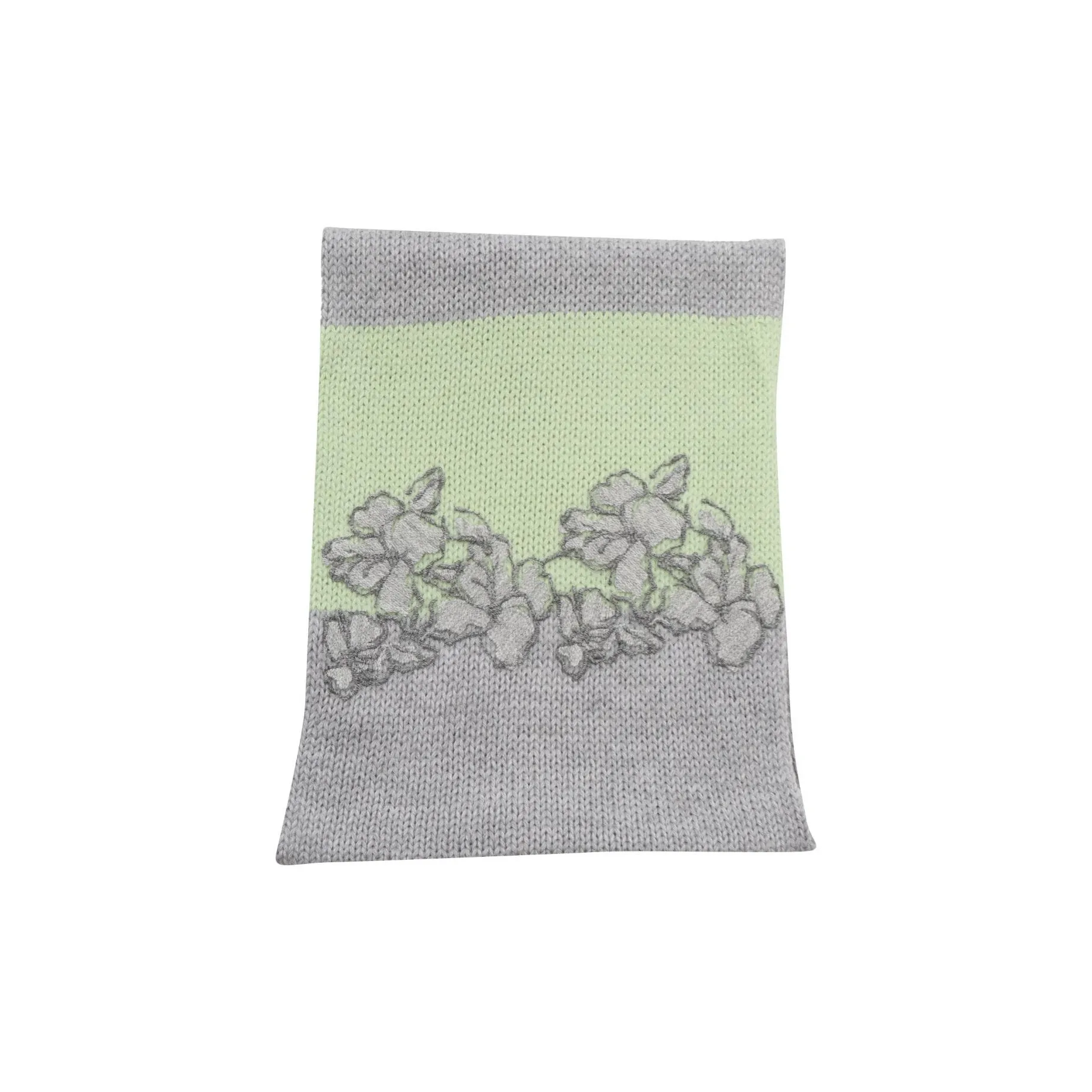 ERMANNO SCERVINO Acrylic, Merino Wool, Alpaca Knit Scarves Women's Gray