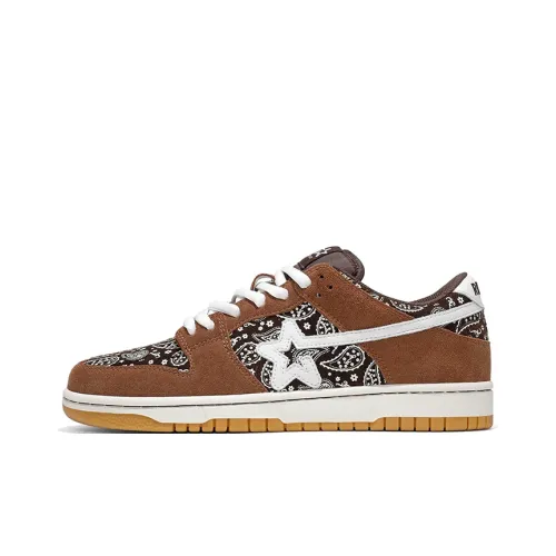 RIPSTAR Кроссовки для скейтбординга Low Top Пейсли Коричневый Унисекс