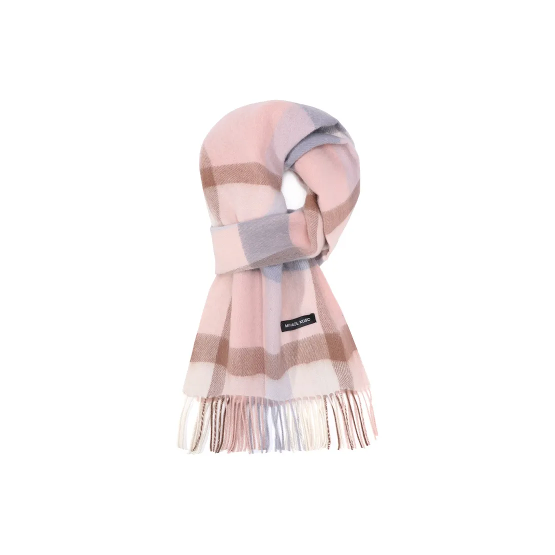 MITHAOL KUSC 100% Wool Knit Scarves Women's