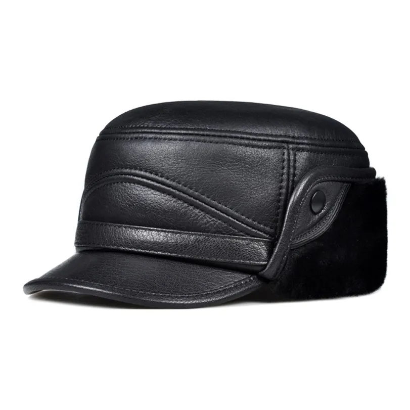 TUCANO Sheepskin Шляпа-ушанка Мужская Черная