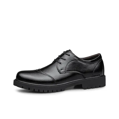 AIPSEN Мужские повседневные туфли Low Top Черные для мужчин
