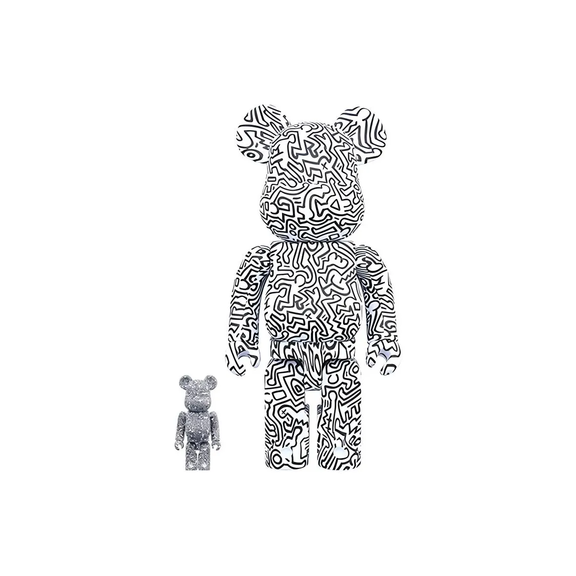 Bearbrick Keith Haring #4 White