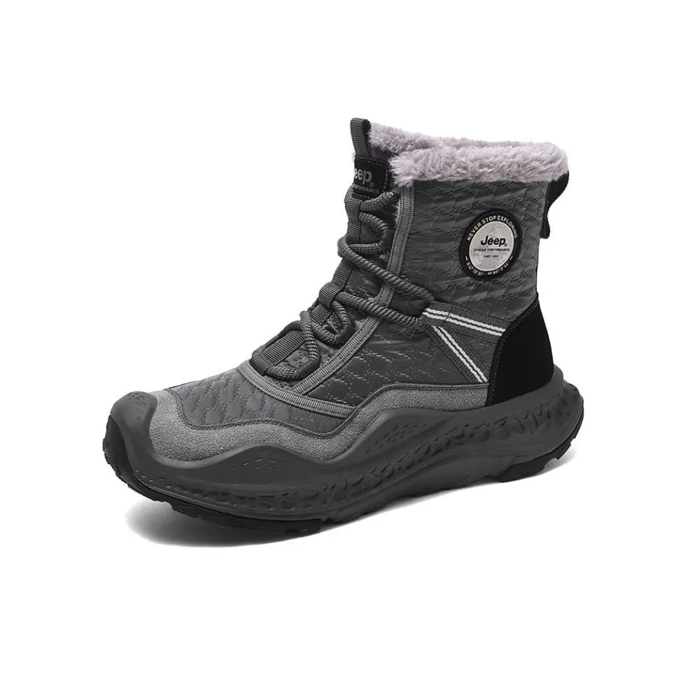 Jeep Crew Snow Boots Men's Gray