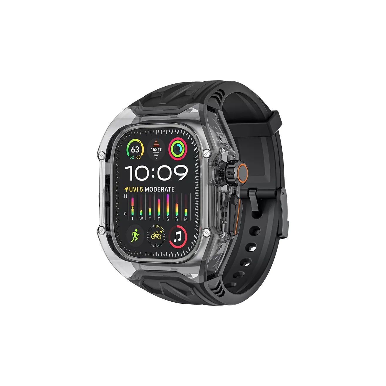 IKYOU Ремень совместимость с Apple материал фторкаучук