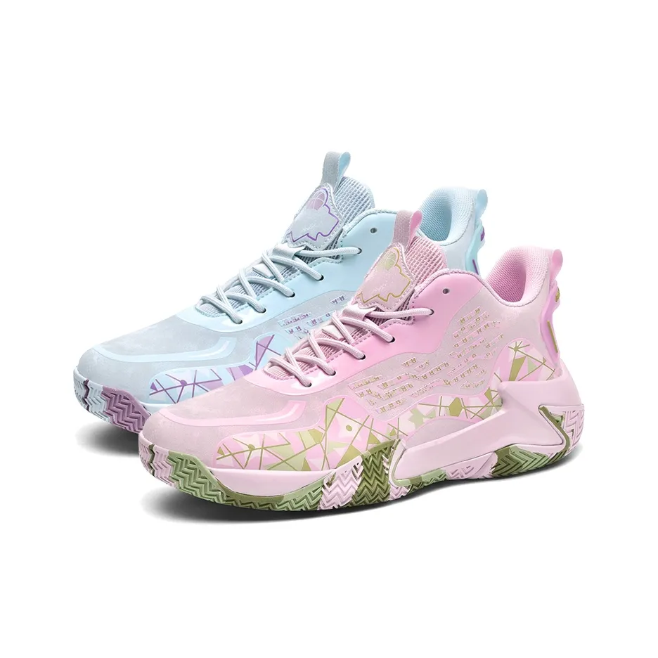 Черные задние подвески амортизаторы Slip-Resistant устойчивые к истиранию баскетбольные кроссовки MID мужские