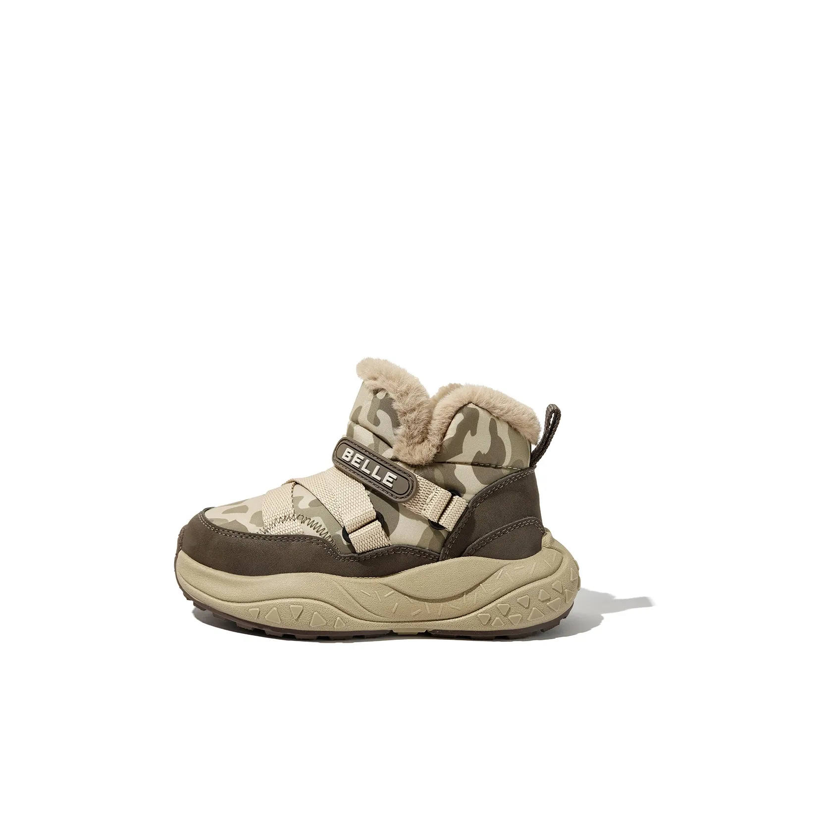 BELLE Детские зимние сапоги High Top Khaki Kids