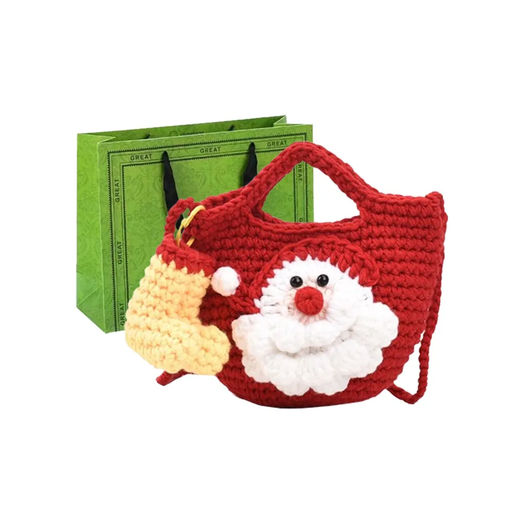 KARUISHA Knitted Fabric Crossbody Handbag Regular Women's Multicolor
