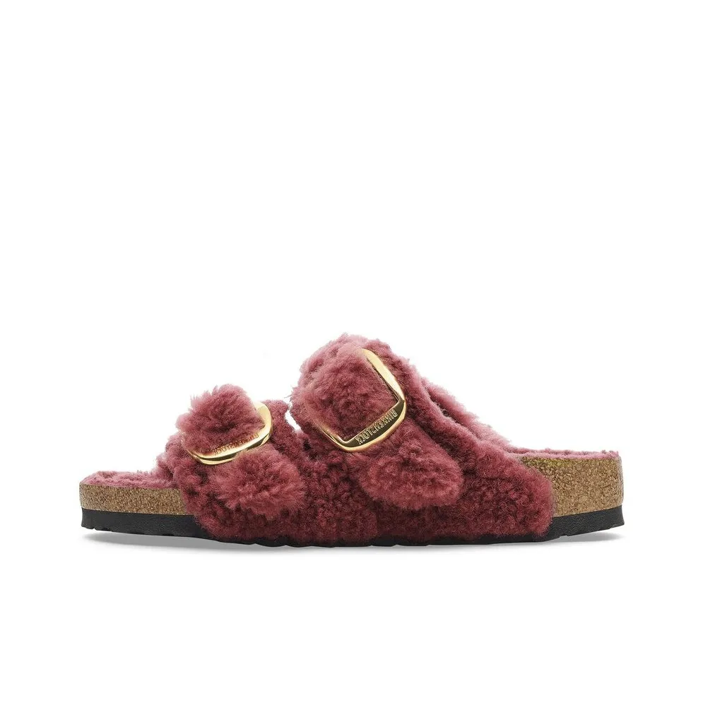 Биркенсток Arizona Big Buckle EVA противоскользящие шлепанцы женские узкий профиль красный