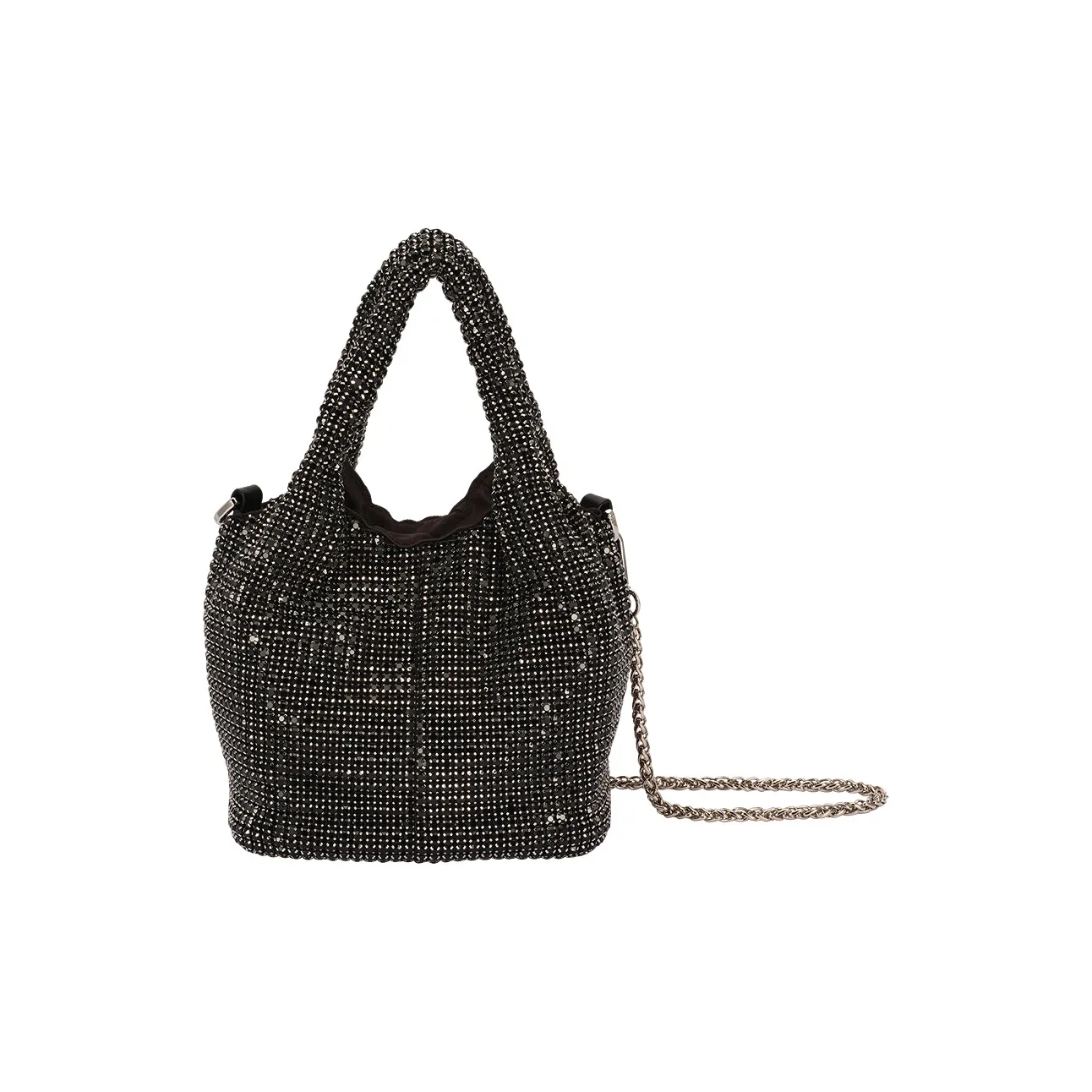 AJIDOU Стекло Ромб Одно плечо Сумка Обычный Женский Черный