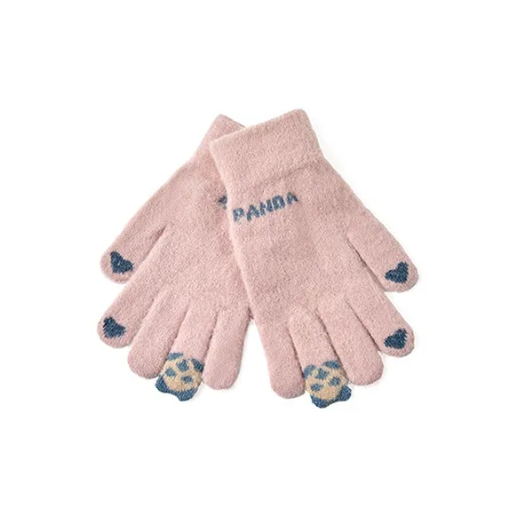 Lanza Акриловые вязаные перчатки для женщин