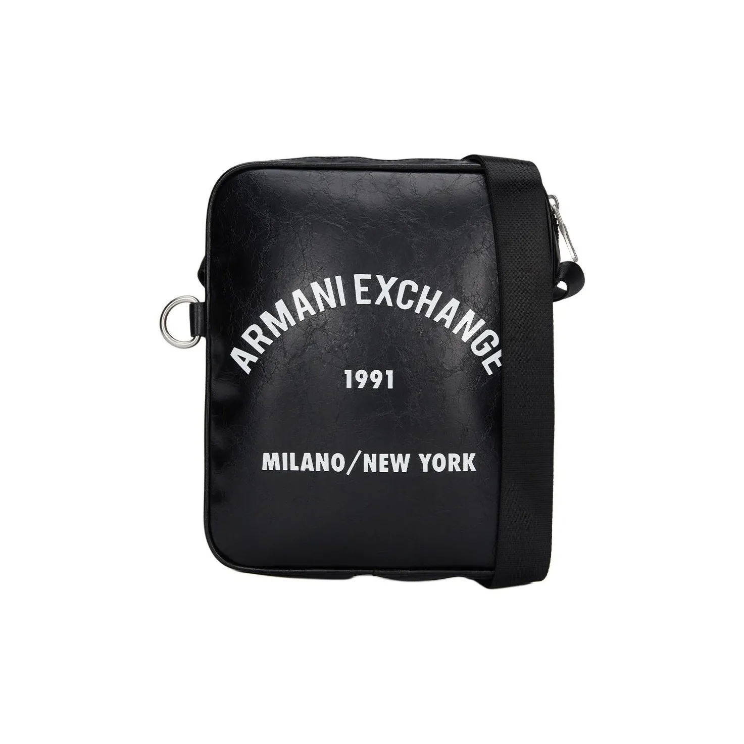 ARMANI EXCHANGEAE PU Small Square Bag Shoulder Bag, Crossbody Bag Men's Black