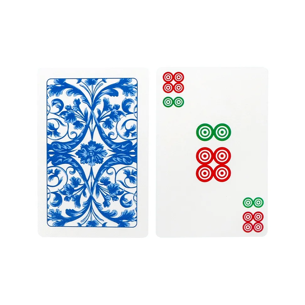 Miao Ji Poker Cards Mahjong Brand Handmade Plastic Water Resistant PVC Matte Durable Standard Playing Cards