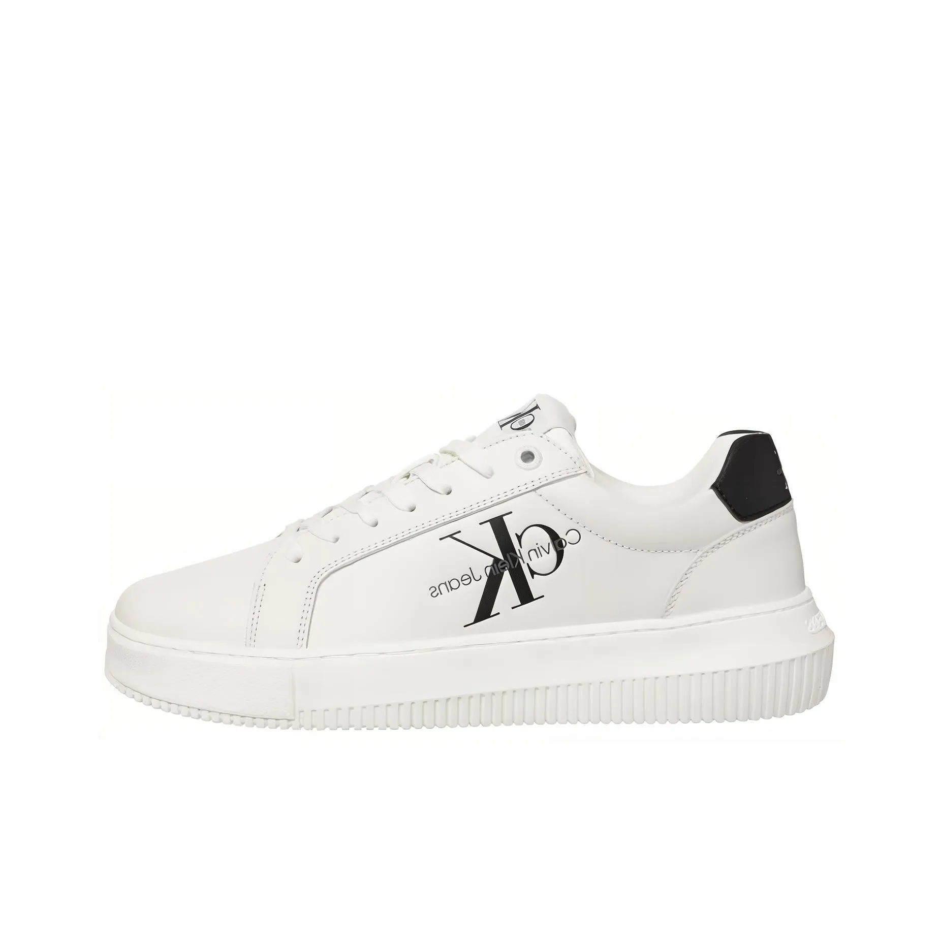 Calvin Klein Logo print Leather Sneakers