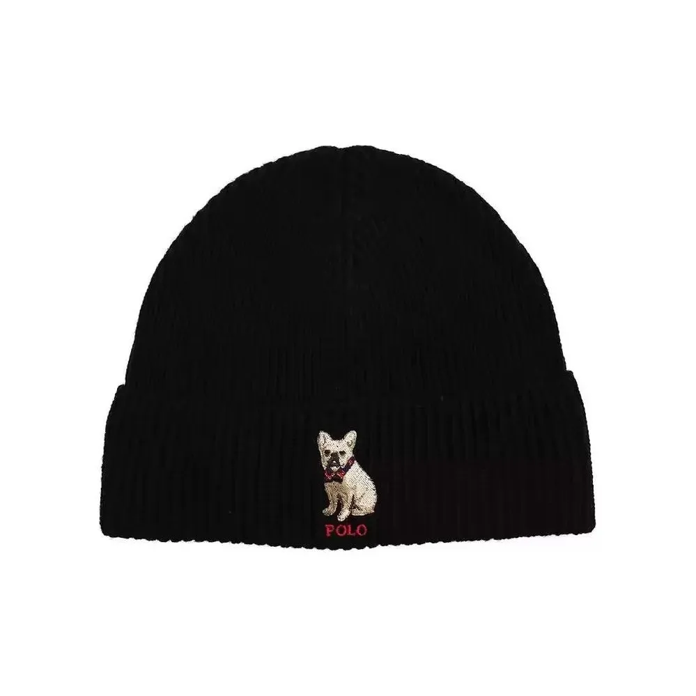 Polo Ralph Lauren Wool Beanies Unisex Black