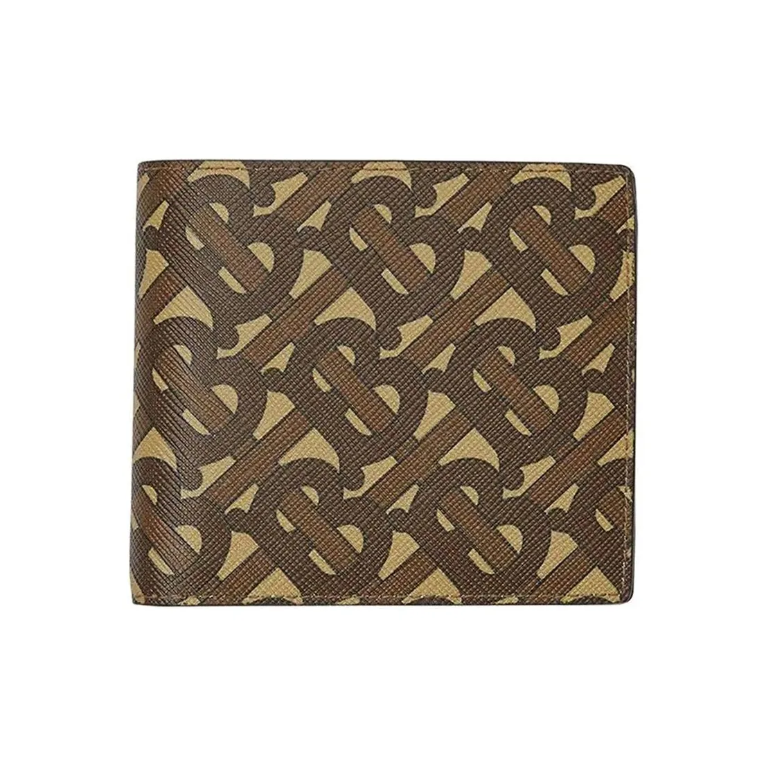Burberry Polyurethane Card Holder, Wallet Men's Brown