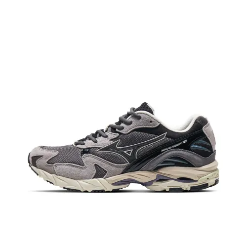 Mizuno Wave Rider 10 Повседневная обувь Низкий верх Серый черный Унисекс