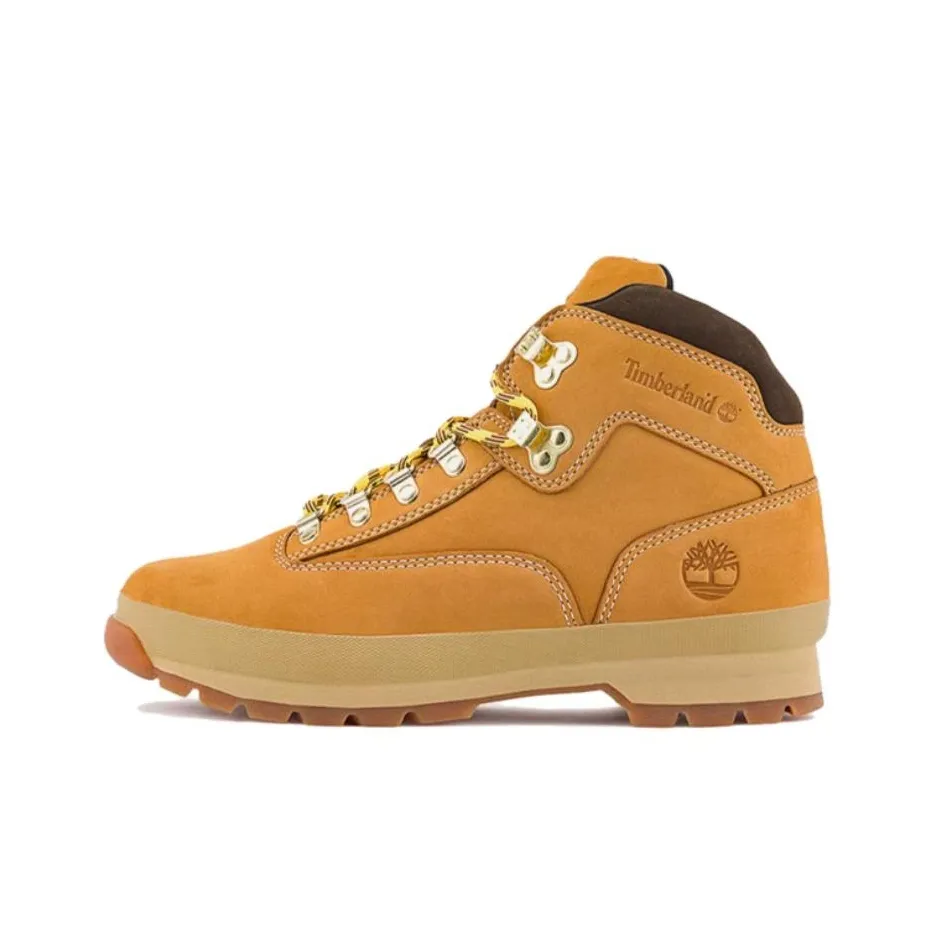 Timberland Противоскользящая Устойчивая к истиранию MID Топ Альпинистская Обувь Мужская Желтая