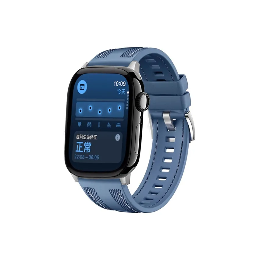 IBOANN Часы Полоска Apple Совместимость Нейлон Силиконовый Материал