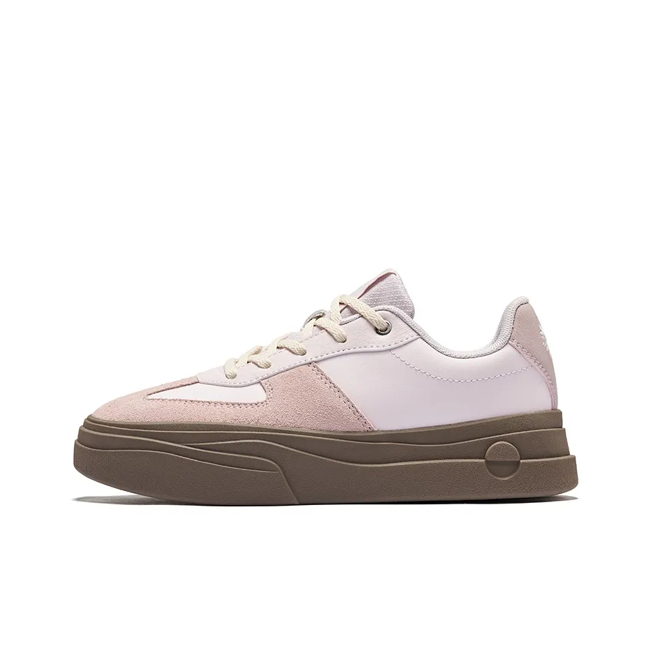 Erke Colorful 2.0 Wear Resistant Slip Resistant Low Top Skateboard Shoes Women's Dawn Pink Dusty Pink