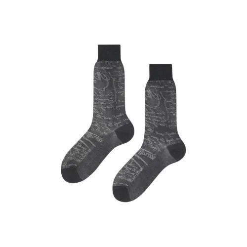 BERLUTI Серые Мужские Носки до икры MID