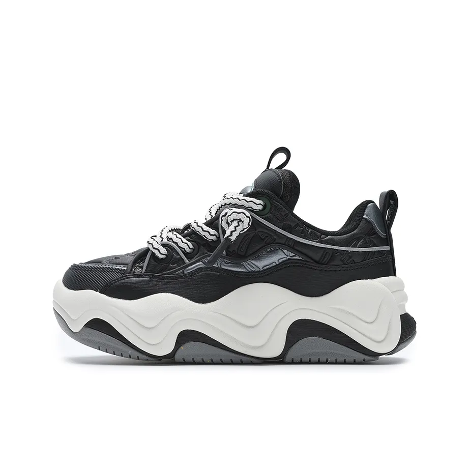 FILA BROOK LV Slip Resistant Low Top Skateboard Shoes Women's Black