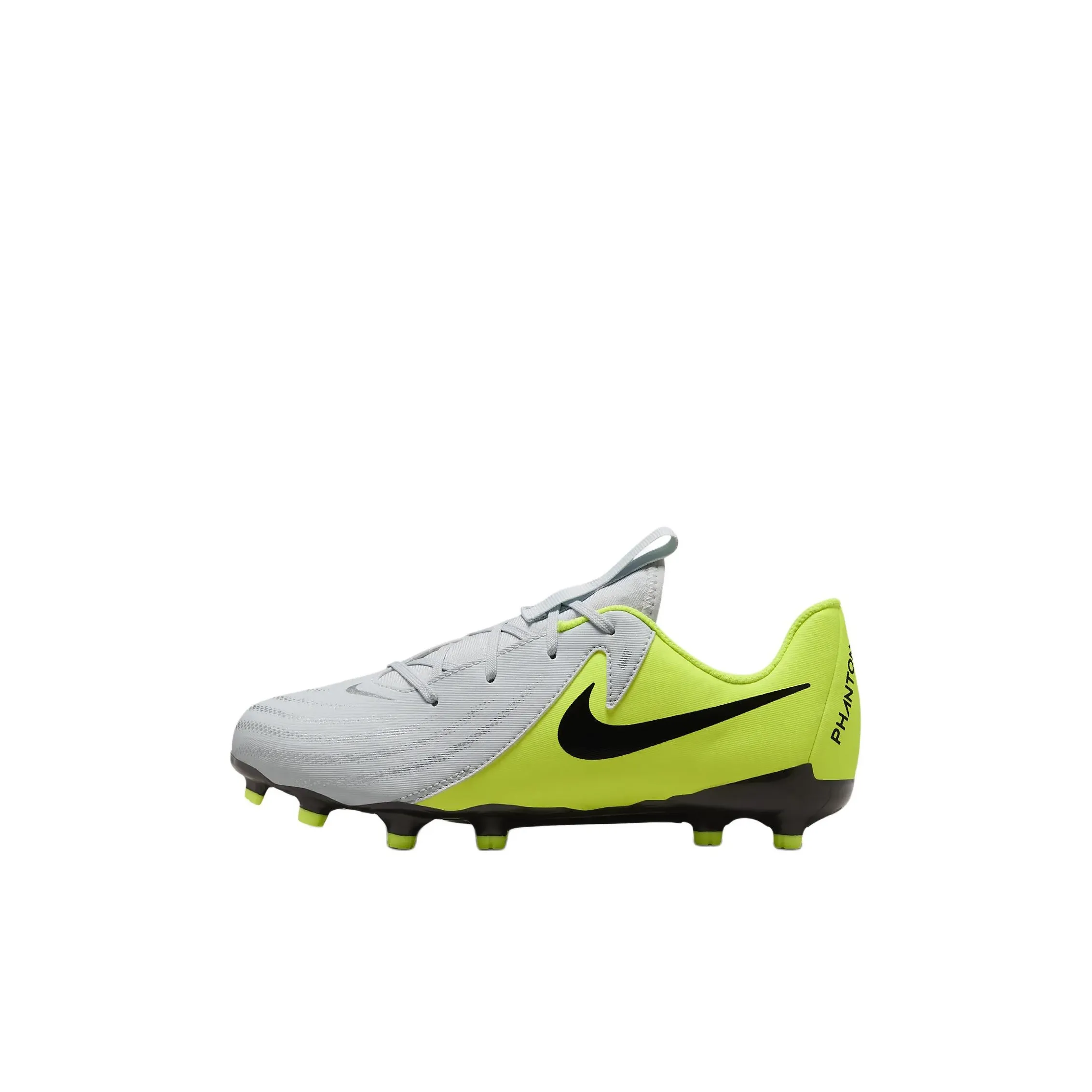 nike Jr. Phantom GX 2 Academy Slip-resistant Abrasion-resistant Low Top Детские футбольные бутсы Silver Yellow Infant