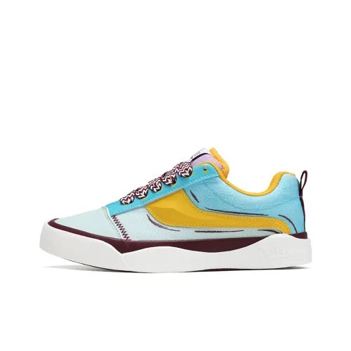 JACLAR Кроссовки для скейтбординга Low Top Зеленый Желтый Женские