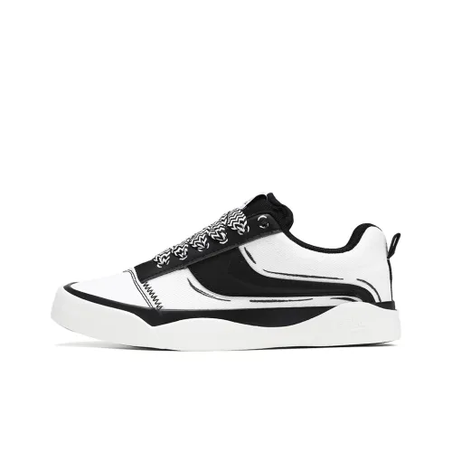 JACLAR Кроссовки для скейтбординга Low Top Черно-белая панда Женские