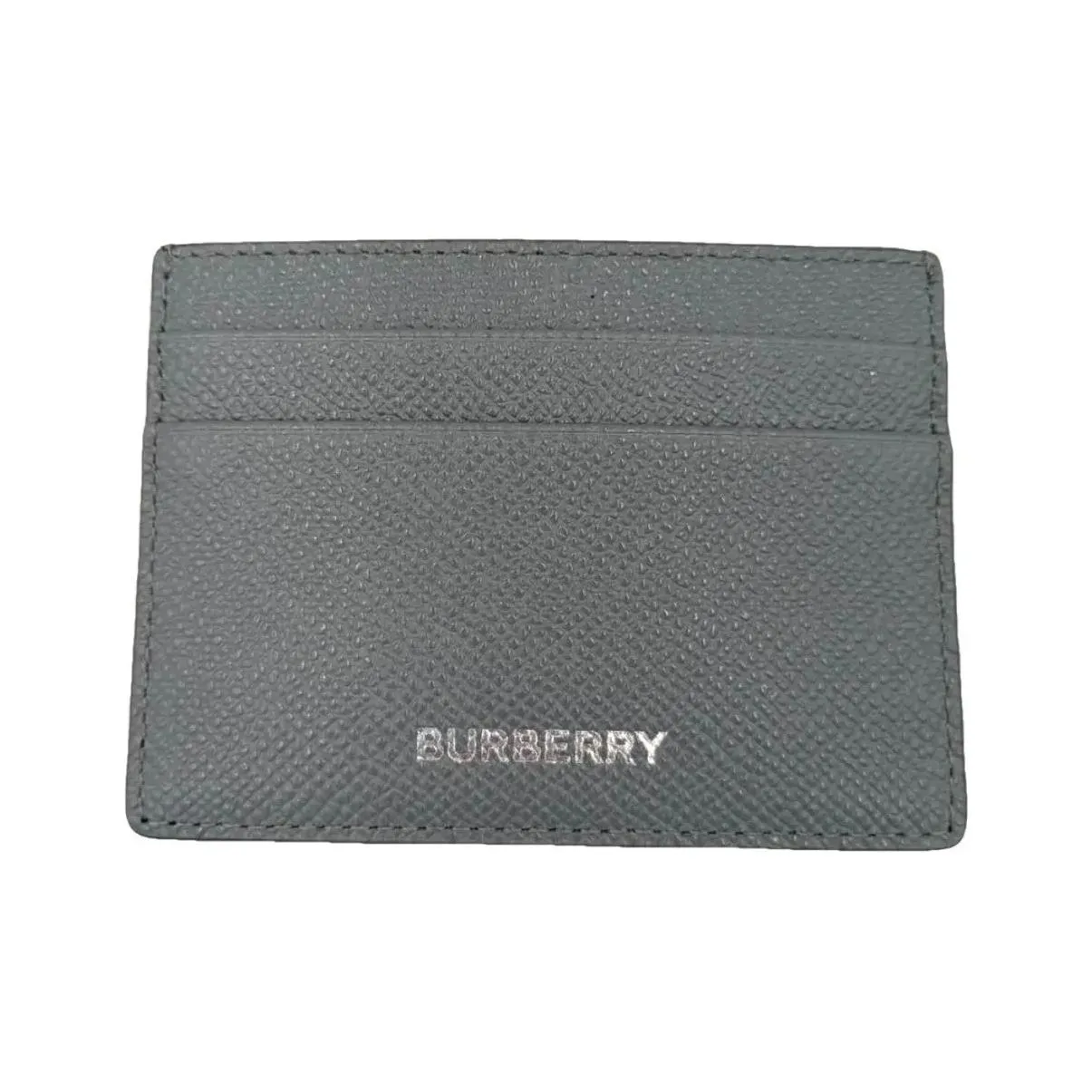 Burberry Коровья кожа кожаный держатель для карт мужской серый