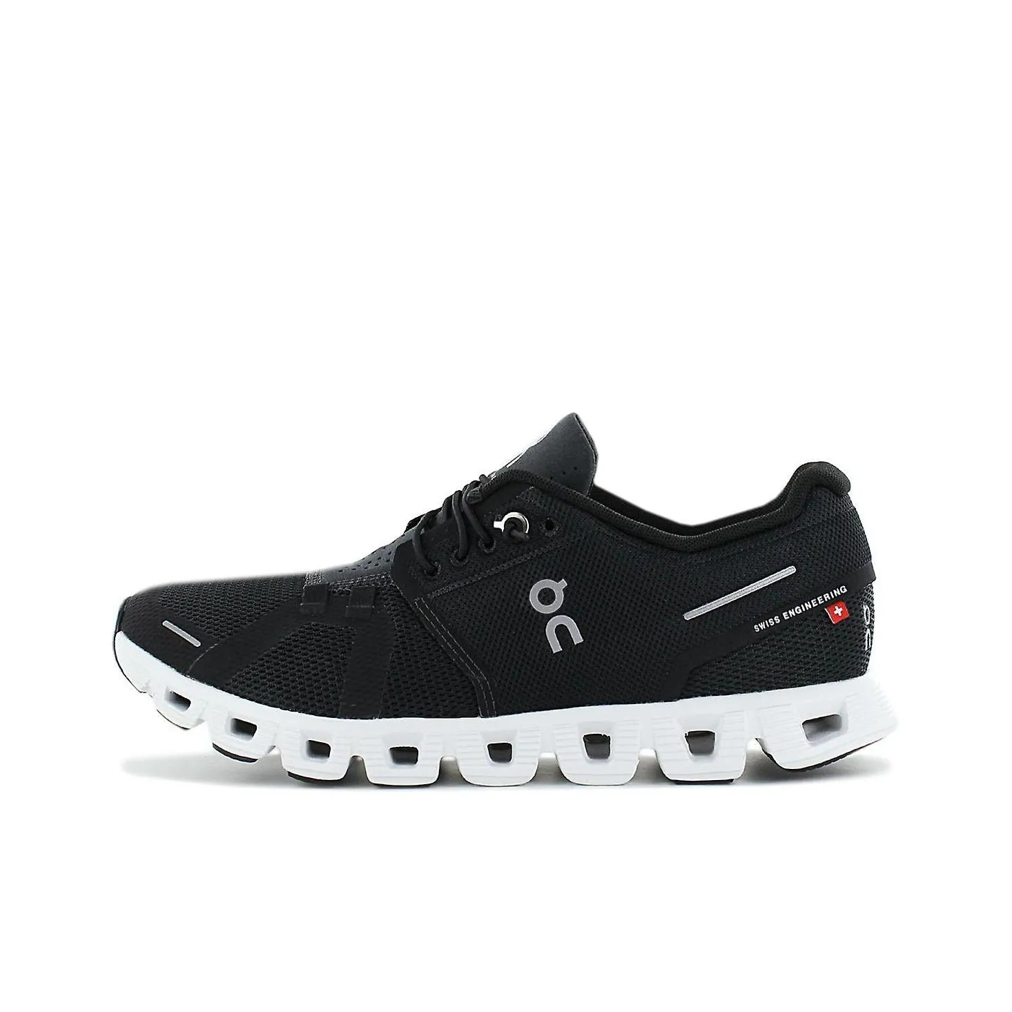 On Cloud 5 Anti Slip Wear Resistant Low Top Casual Running Shoes Women's Black