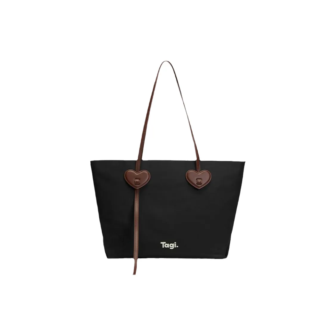 Tagi. ПУ (полиуретан) Сумка-тоут Сумка через плечо Стандартная Унисекс Темный шоколад