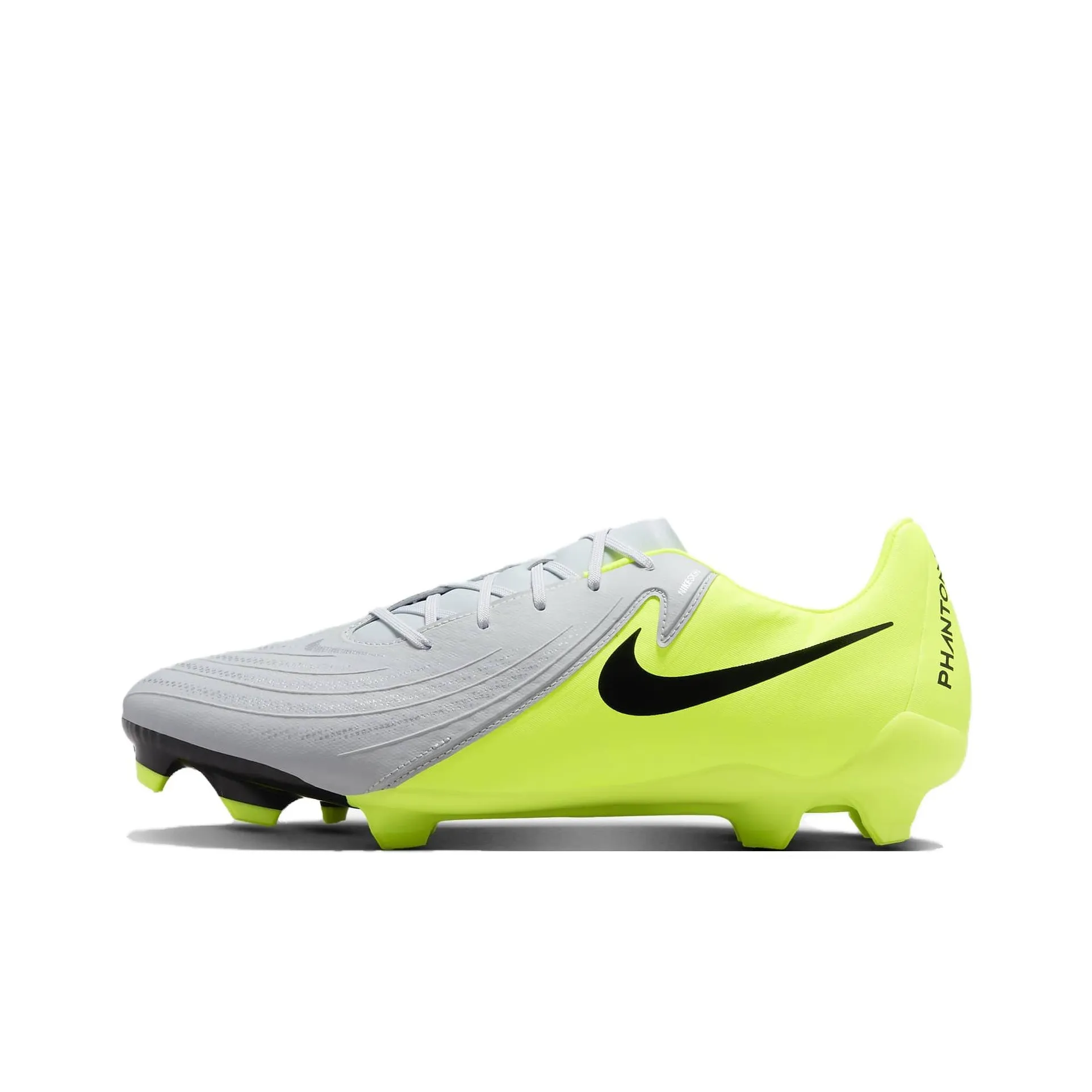 Nike Phantom GX 2 MG MULTI Ground Нескользящий Легкий Футбольные бутсы Унисекс Серебристо-зеленый