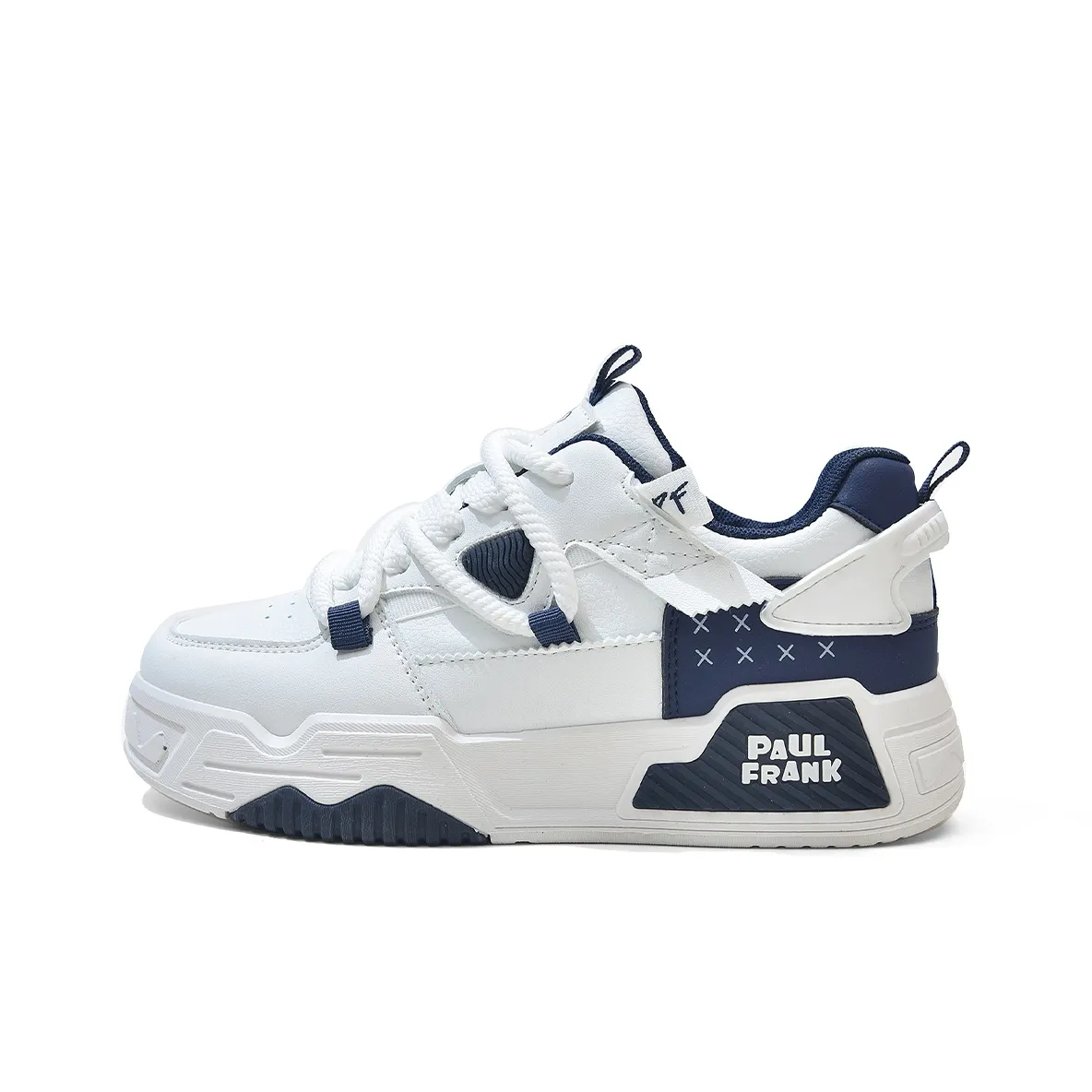 PAUL FRANK Покрытие Амортизация Низкие Кроссовки для скейтбординга Женские Белые Синие