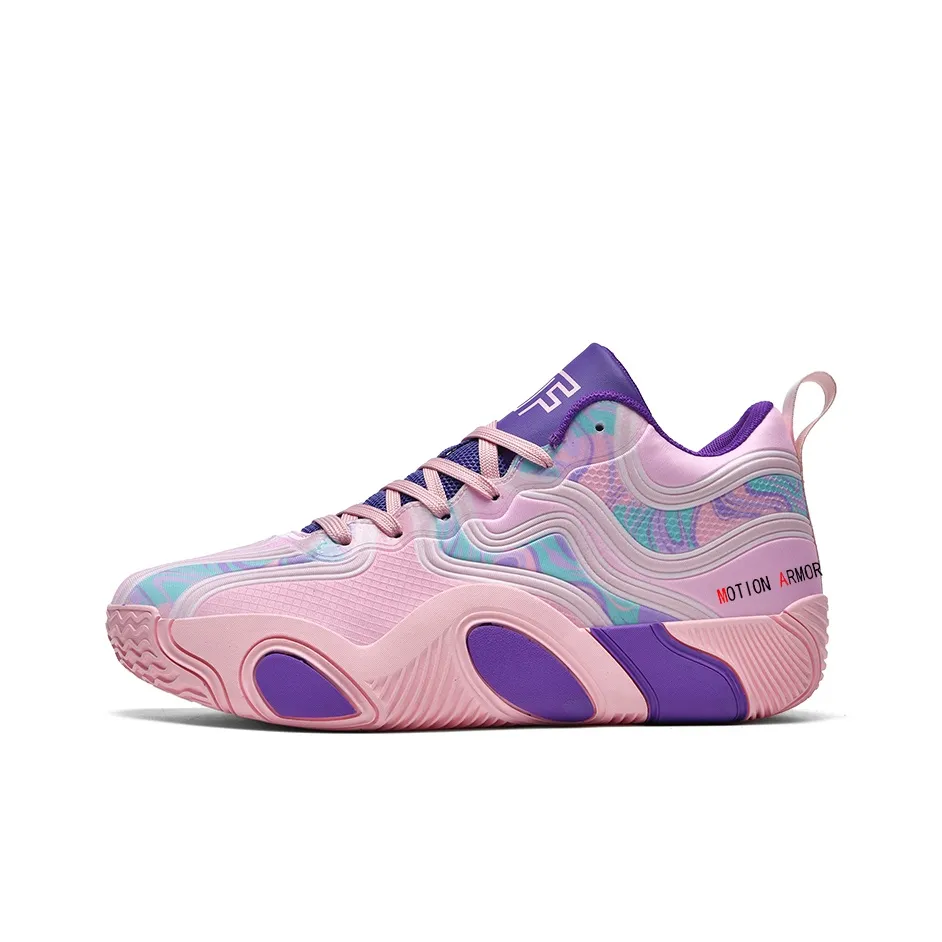 Motion Armor Wear Resistant Coverage Low Top Basketball Shoes Unisex