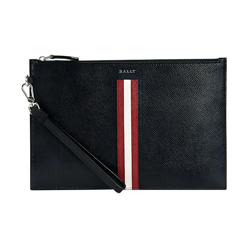 BALLY Клатч из коровьей кожи мужской черный