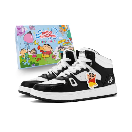 Crayon Shinchan Кроссовки для скейтбординга High Top Унисекс
