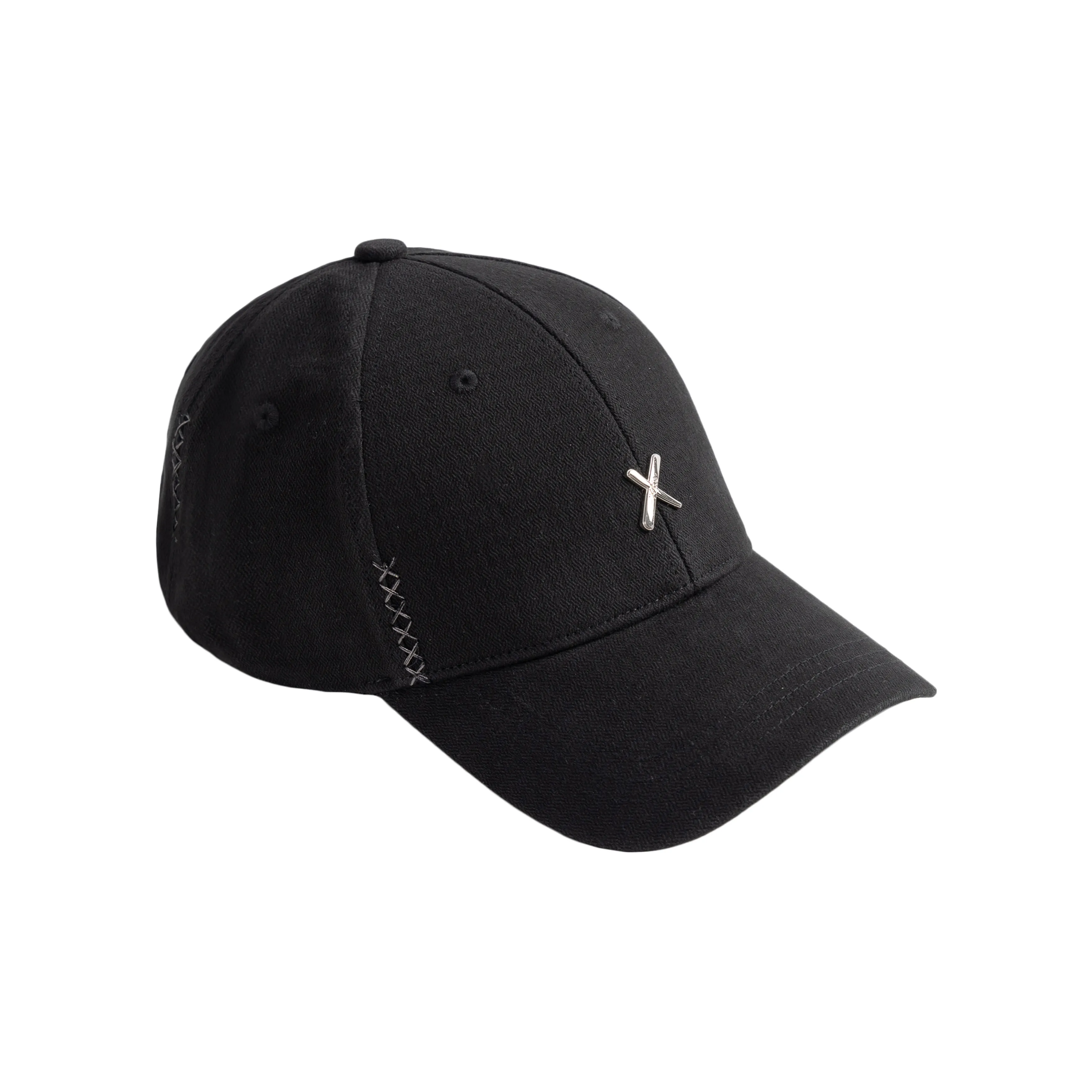 Xotic Polyester Two Tone X Stitch Baseball Cap Unisex