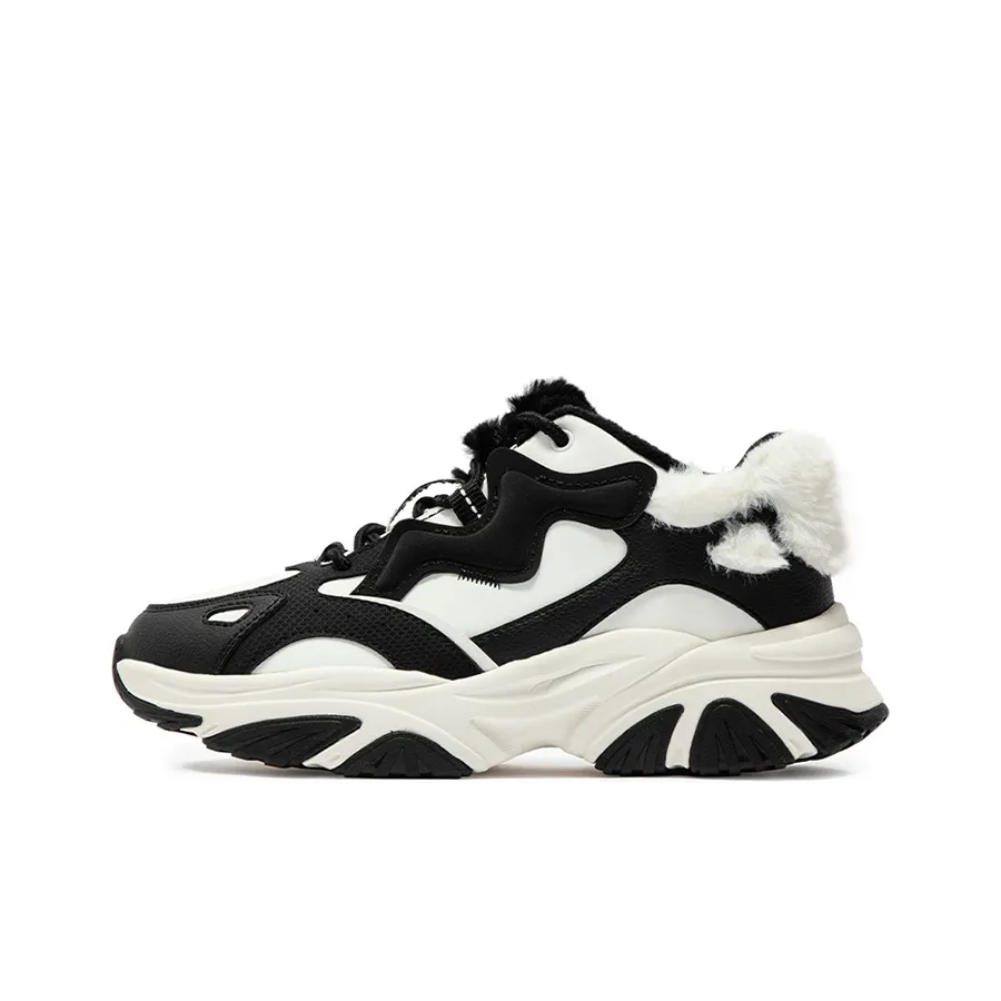 361° Slip устойчивый к истиранию термический MID кэжуал женский белый черный