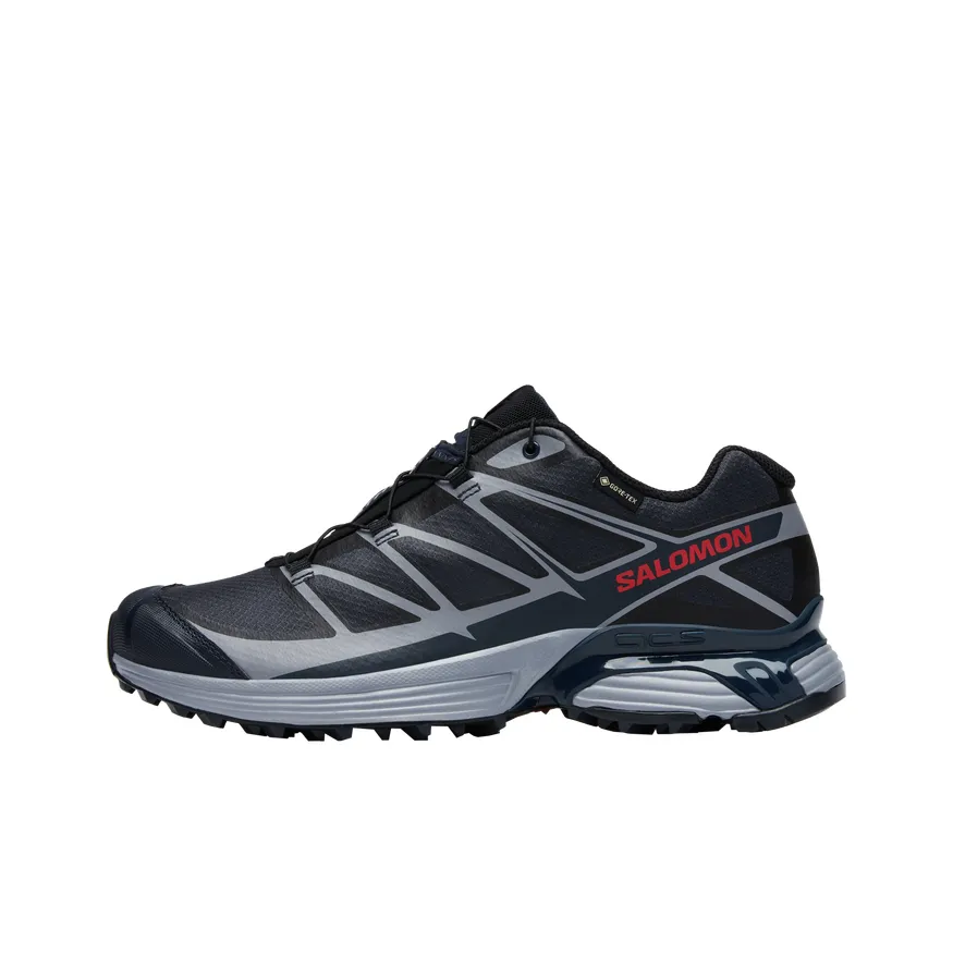 SALOMON XT-Pathway Cushioned Wear-Resistant Waterproof And Breathable Low-Top Outdoor Shoes Unisex Dark Blue