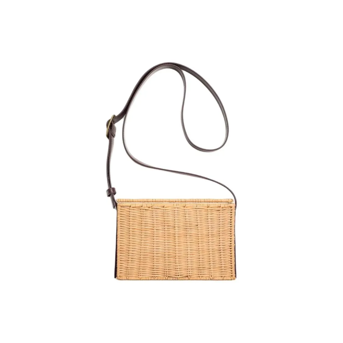 ZARA Ротанг Сумка через плечо Мужская Светлый Бежевый