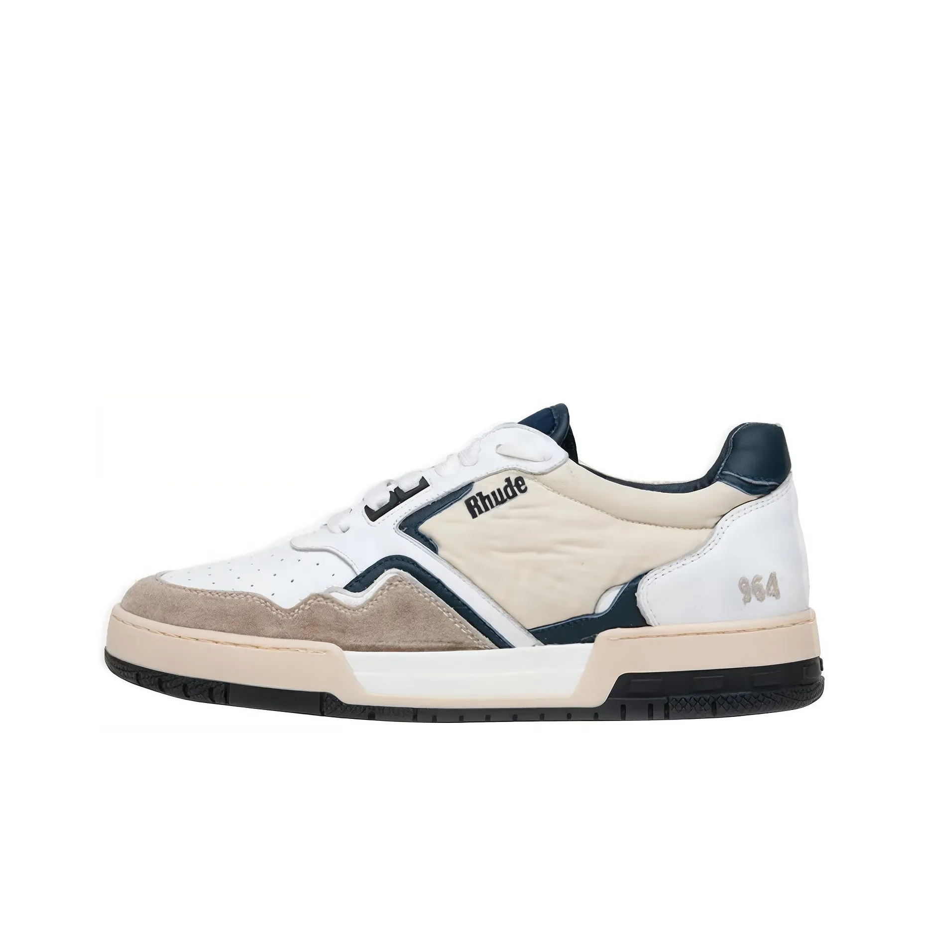 RHUDE Низкие кроссовки для скейтбординга Мужские Белые