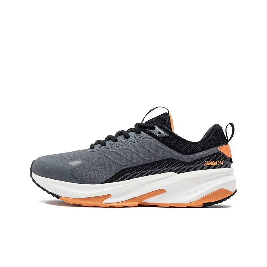 361° Mountain Rain Screens Running Shoes Men Low-Top Smoke Gray/Sweet Pie Orange